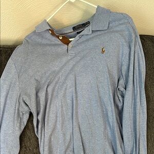 Ralph Lauren Blue long sleeve Polo